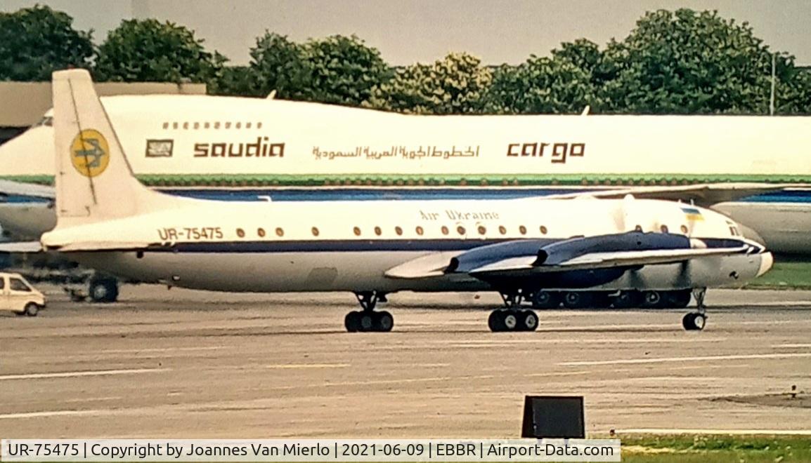 UR-75475, 1964 Ilyushin IL-18V C/N 184007401, BRUCARGO scan from slide