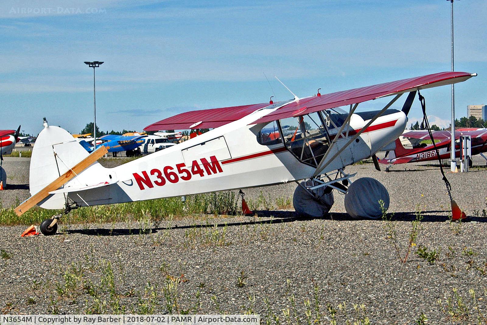 N3654M, 1947 Piper PA-12 Super Cruiser C/N 12-2526, N3654M   Piper PA-12 Super Cruiser [12-2526] Anchorage-Merrill Field~N 02/07/2018