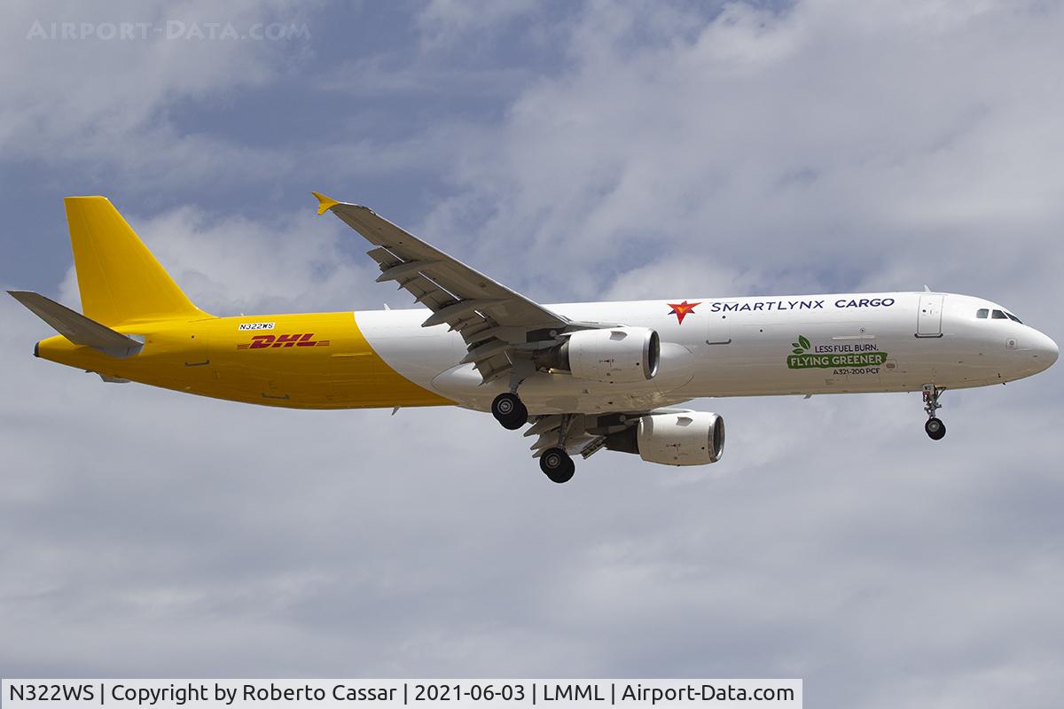 N322WS, 1995 Airbus A321-211 C/N 891, Runway 13
