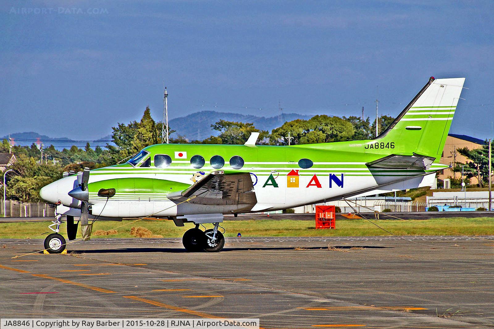JA8846, 1986 Beech C90A King Air King Air C/N LJ-1143, JA8846   Beech C90A King Air [LJ-1143] (Daiyasu Kensetsu) Nagoya-Komaki~JA 28/10/2015
