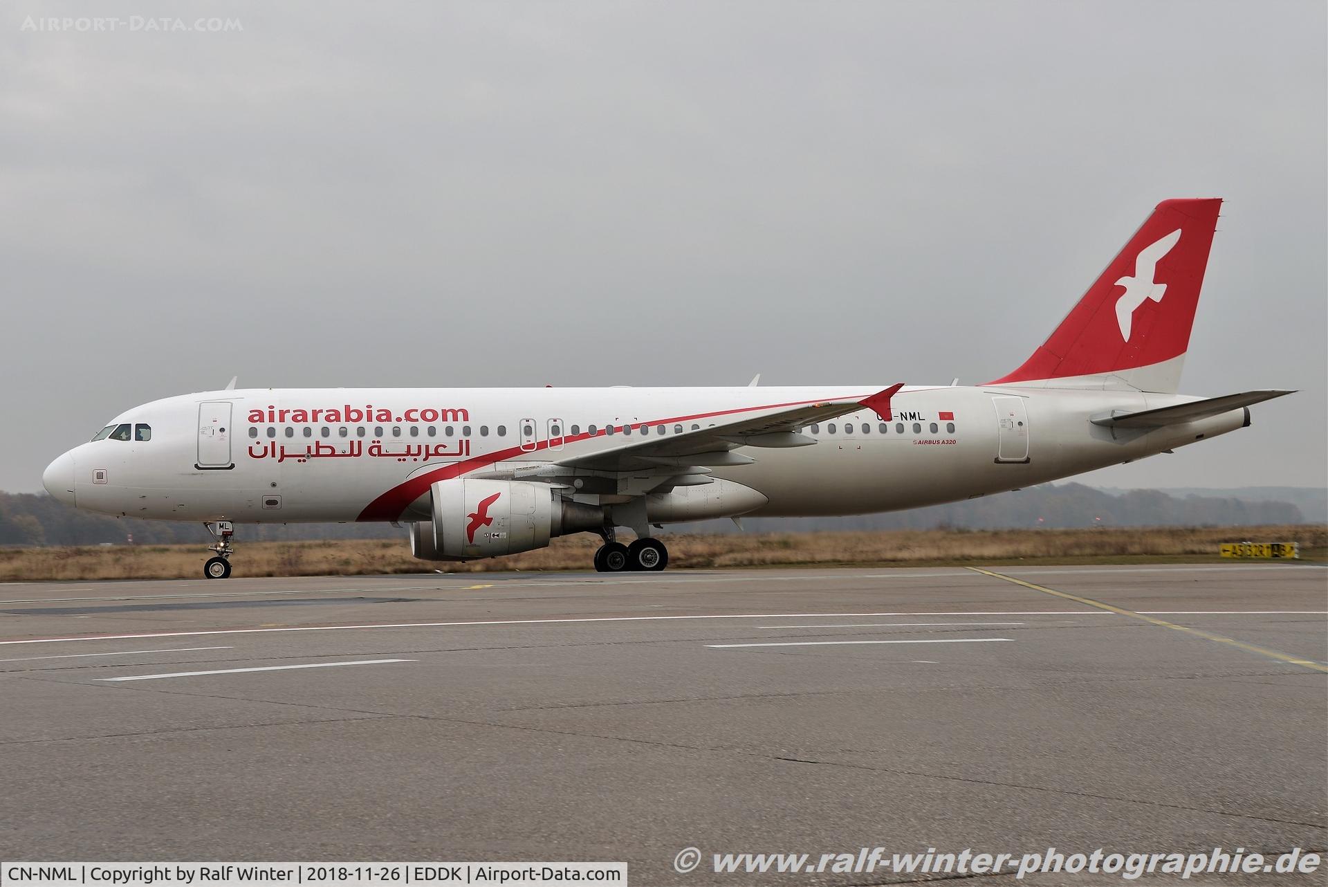 CN-NML, 2011 Airbus A320-214 C/N 4848, Airbus A320-214 - 3O MAC Air Arabia Maroc - 4848 - CN-NML - 26.11.2018 - CGN