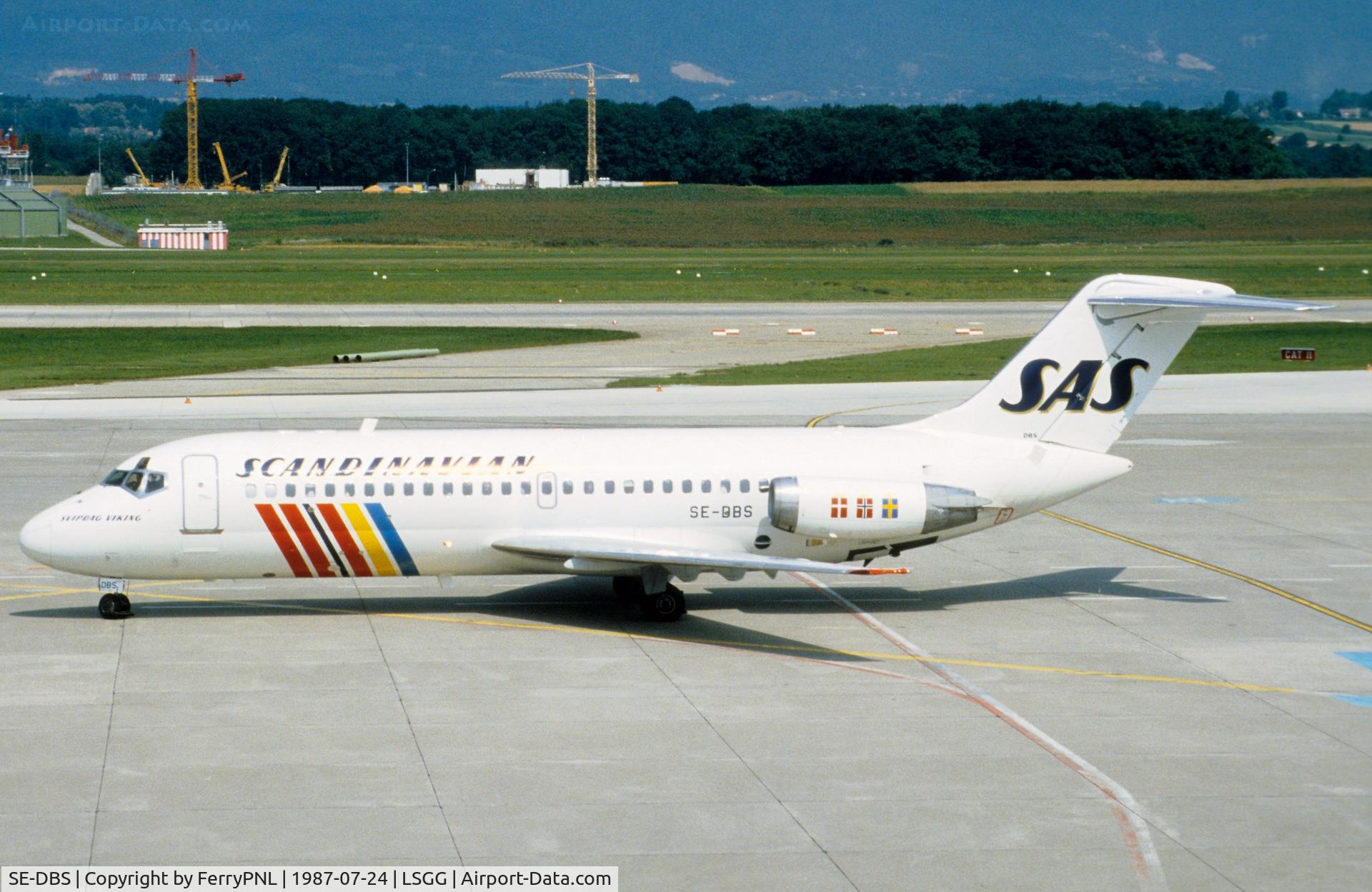 SE-DBS, 1968 Douglas DC-9-21 C/N 47303, SAS DC-9-21