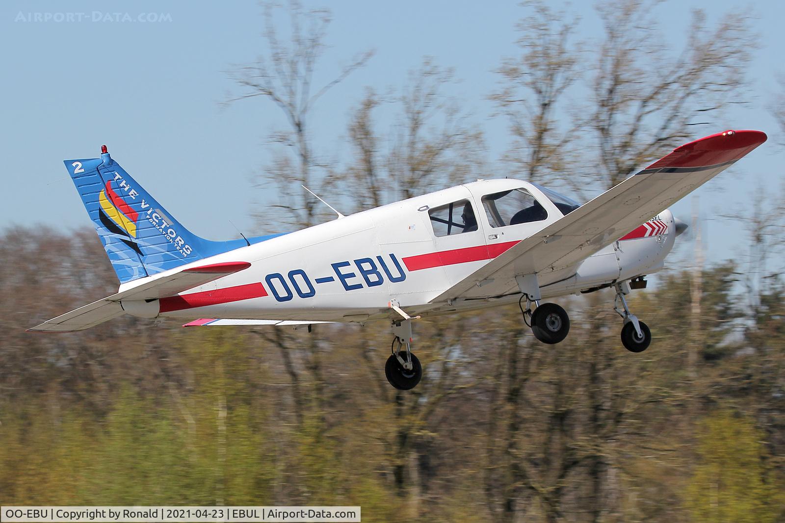 OO-EBU, 1989 Piper PA-28-161 Cadet C/N 2841246, at ebul