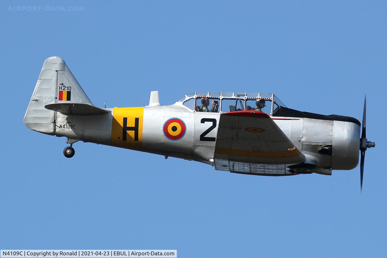 N4109C, 1952 North American T-6G Texan C/N SA-078, at ebul