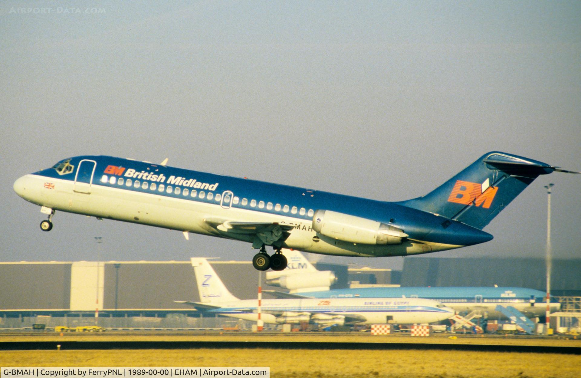 G-BMAH, 1965 Douglas DC-9-14 C/N 45712, Midland DC-9-14 lifting-off
