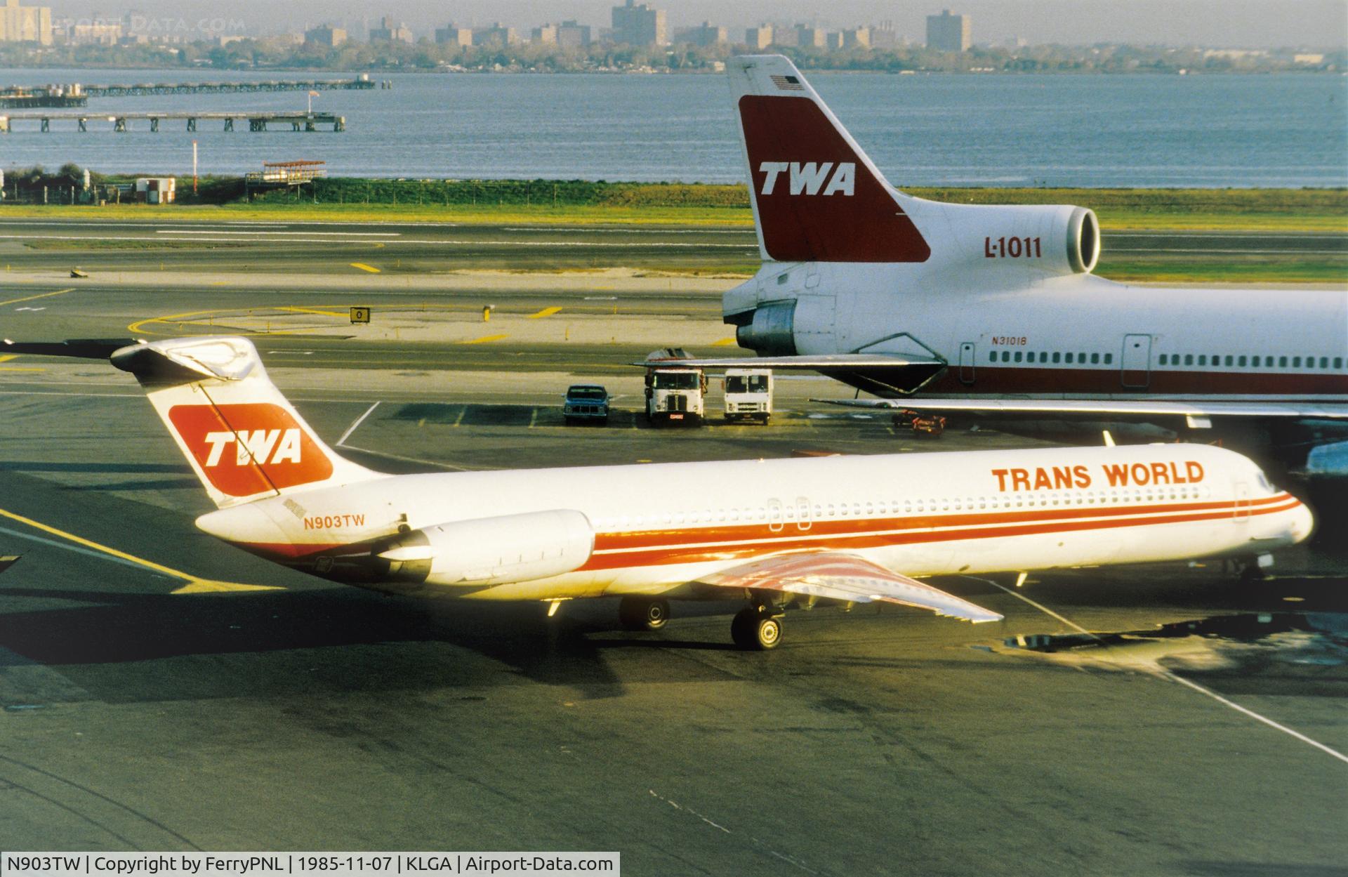 N903TW, 1983 McDonnell Douglas MD-82 (DC-9-82) C/N 49154, TWA MD82