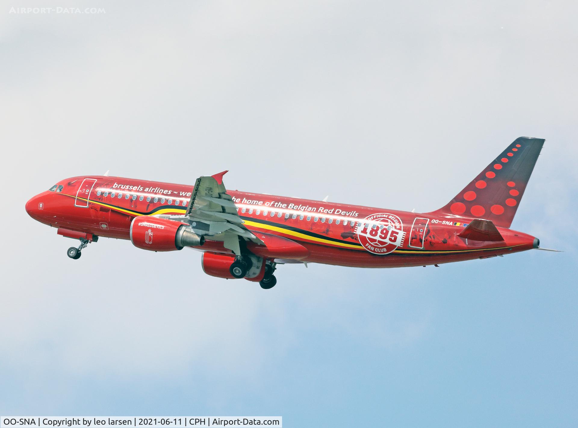 OO-SNA, 2001 Airbus A320-214 C/N 1441, Copenhagen 11.6.2021