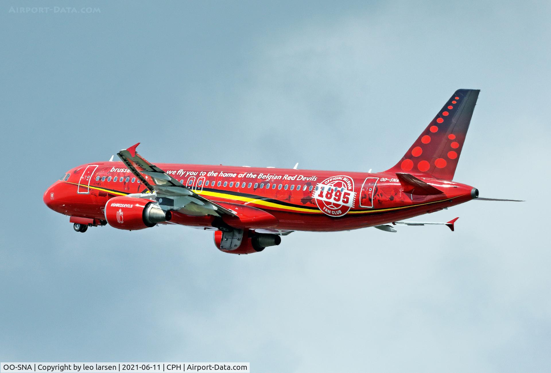 OO-SNA, 2001 Airbus A320-214 C/N 1441, Copenhagen 11.6.2021