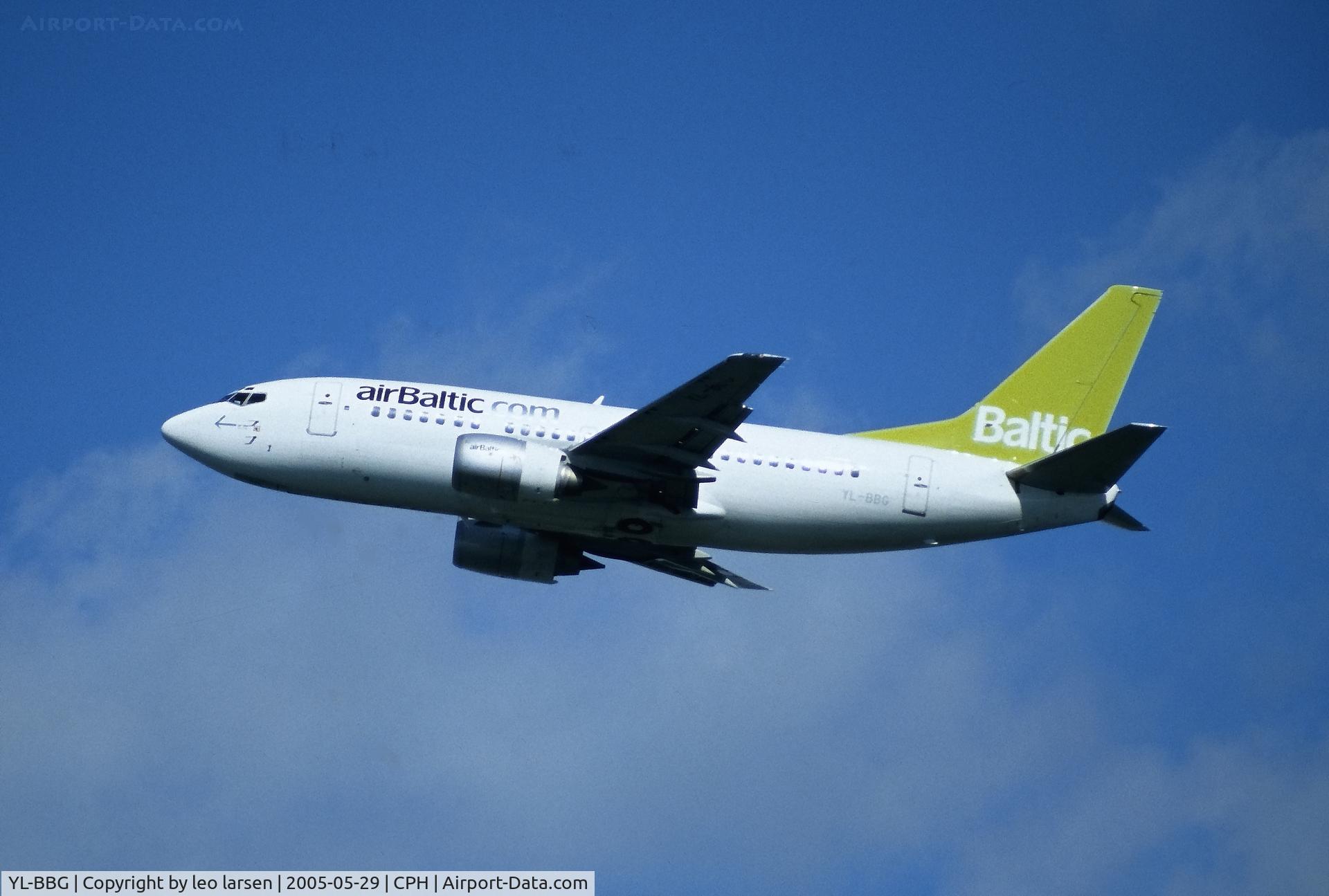 YL-BBG, 1990 Boeing 737-548 C/N 24919, Copenhagen 29.5.2005