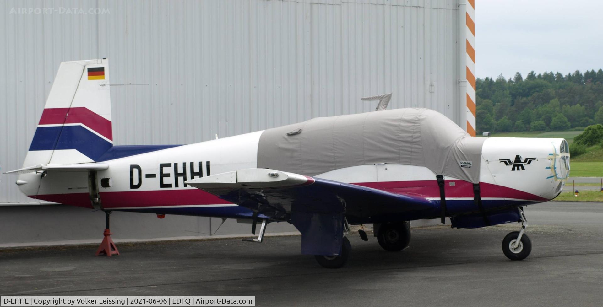 D-EHHL, 1967 Mooney M20F Executive C/N 670325, Without a prop