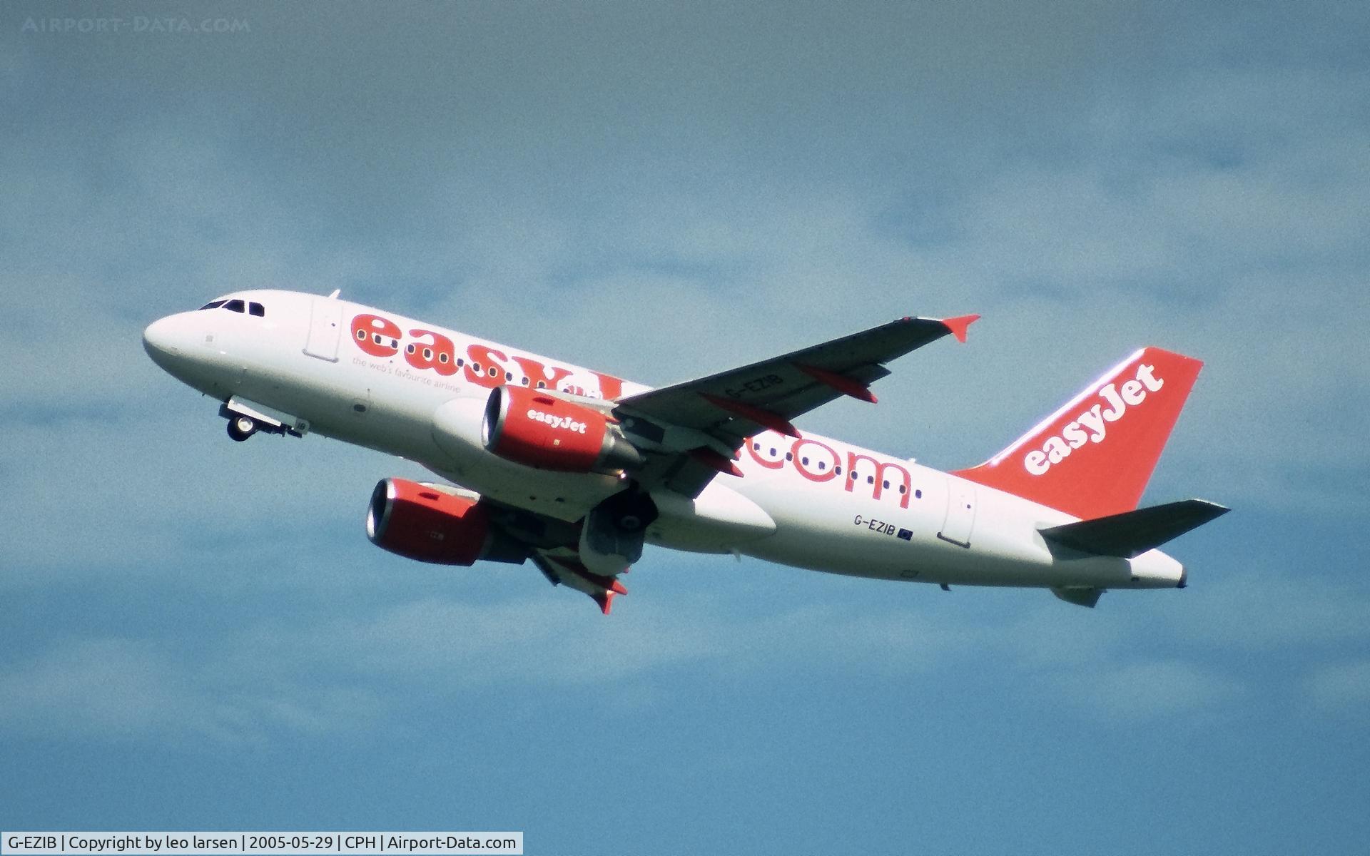 G-EZIB, 2005 Airbus A319-111 C/N 2427, Copenhagen 29.5.2005