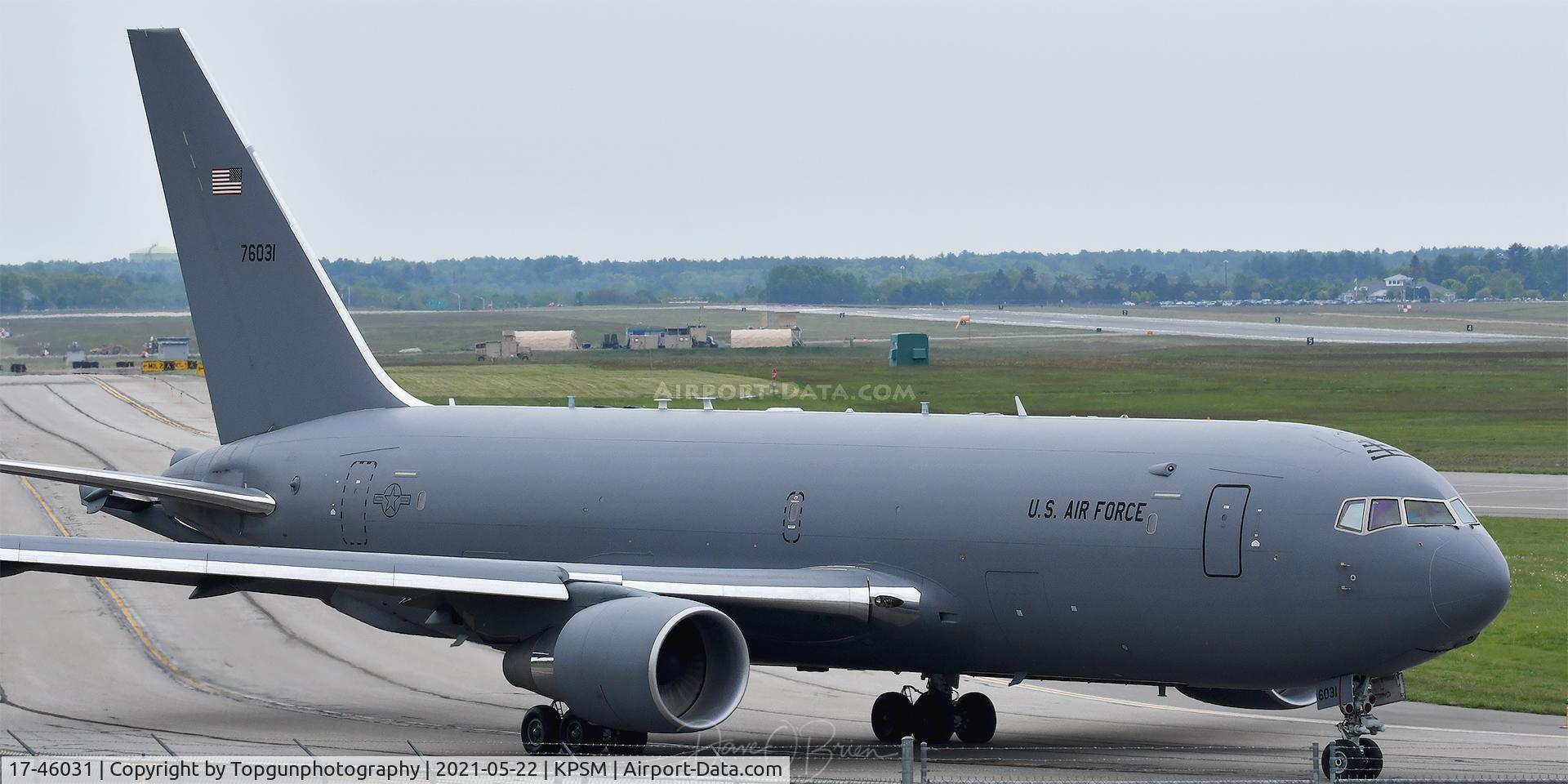 17-46031, Boeing KC-46A Pegasus (767-2LKC) C/N 34115, CLEAN22 from McConnell AFB gets ready to launch for a coronet flight of Marine Hornets