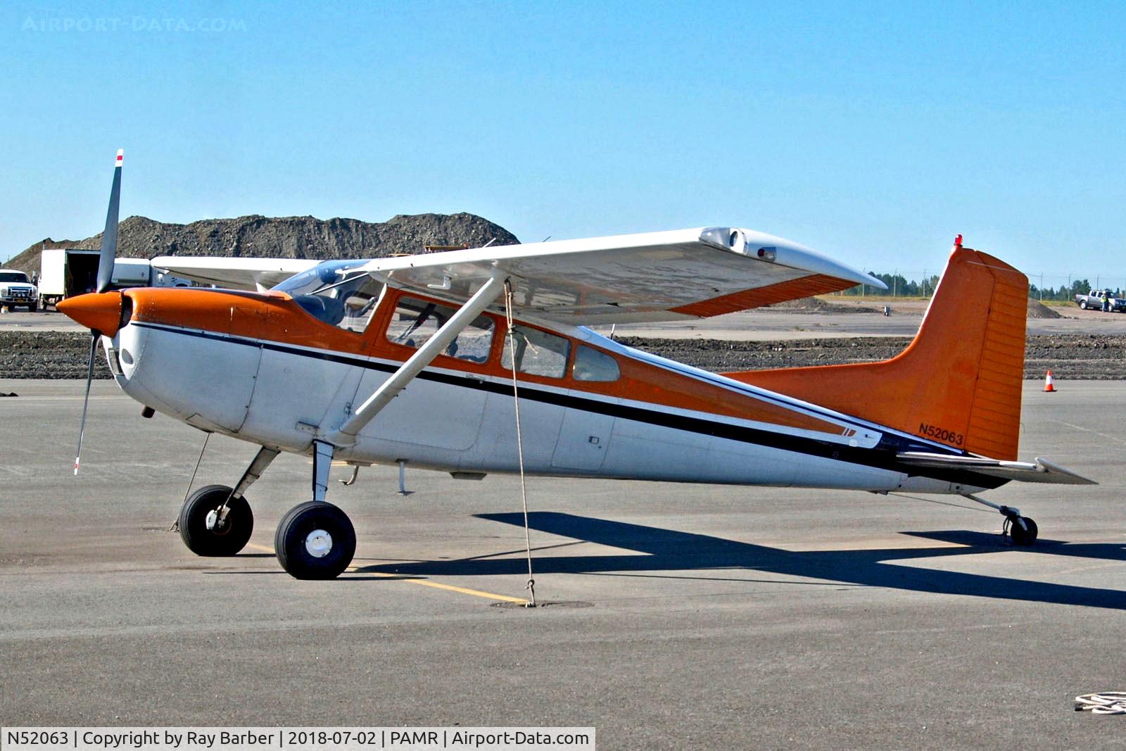 N52063, 1974 Cessna 180J C/N 18052472, N52063   Cessna 180J Skywagon 180 [180-52472] Anchorage-Merrill Field~N 02/07/2018