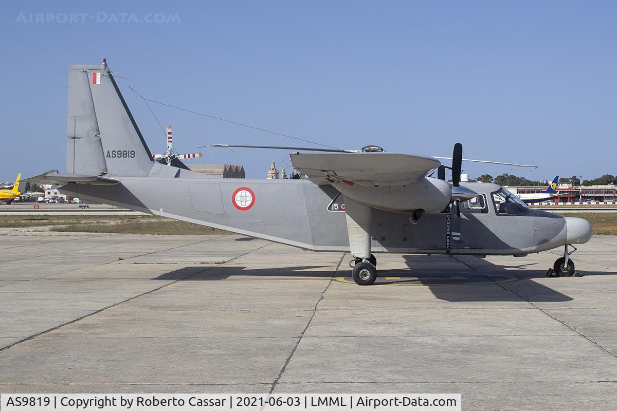 AS9819, 1982 Pilatus Britten-Norman BN-2B-26 Islander C/N 2156, Park 7