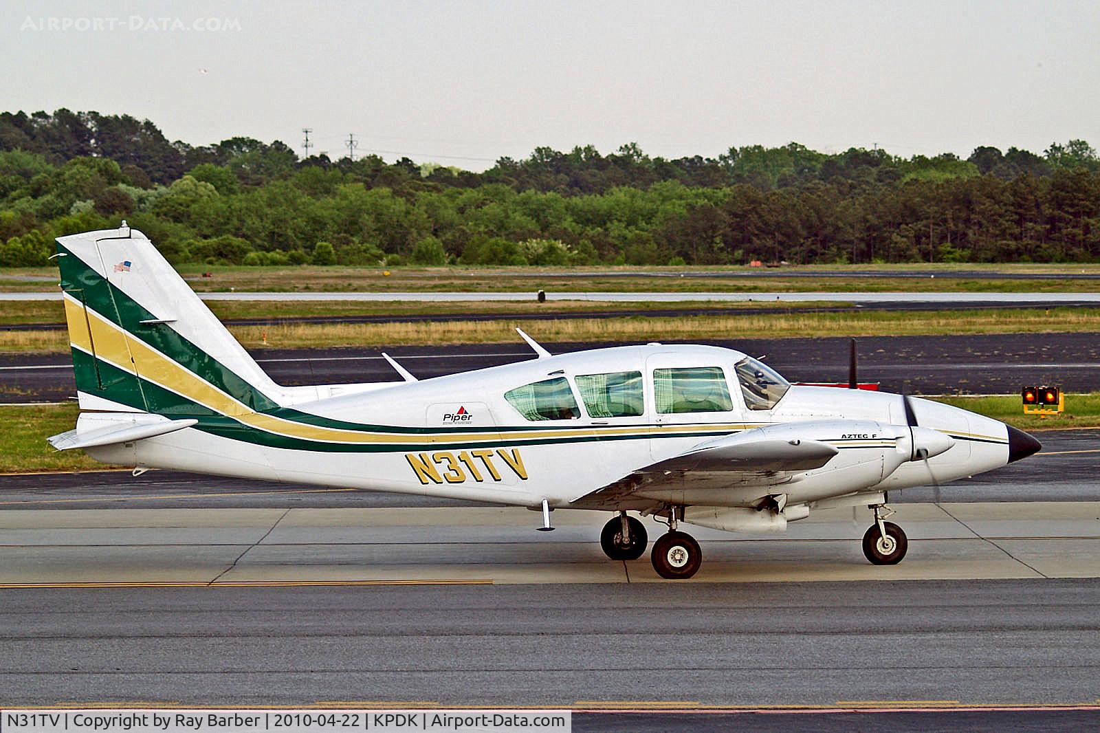 N31TV, 1979 Piper PA-23-250 C/N 27-7954054, N31TV   Piper PA-23-250 Aztec F [27-7954054] Atlanta-Dekalb Peachtree~N  22/04/2010