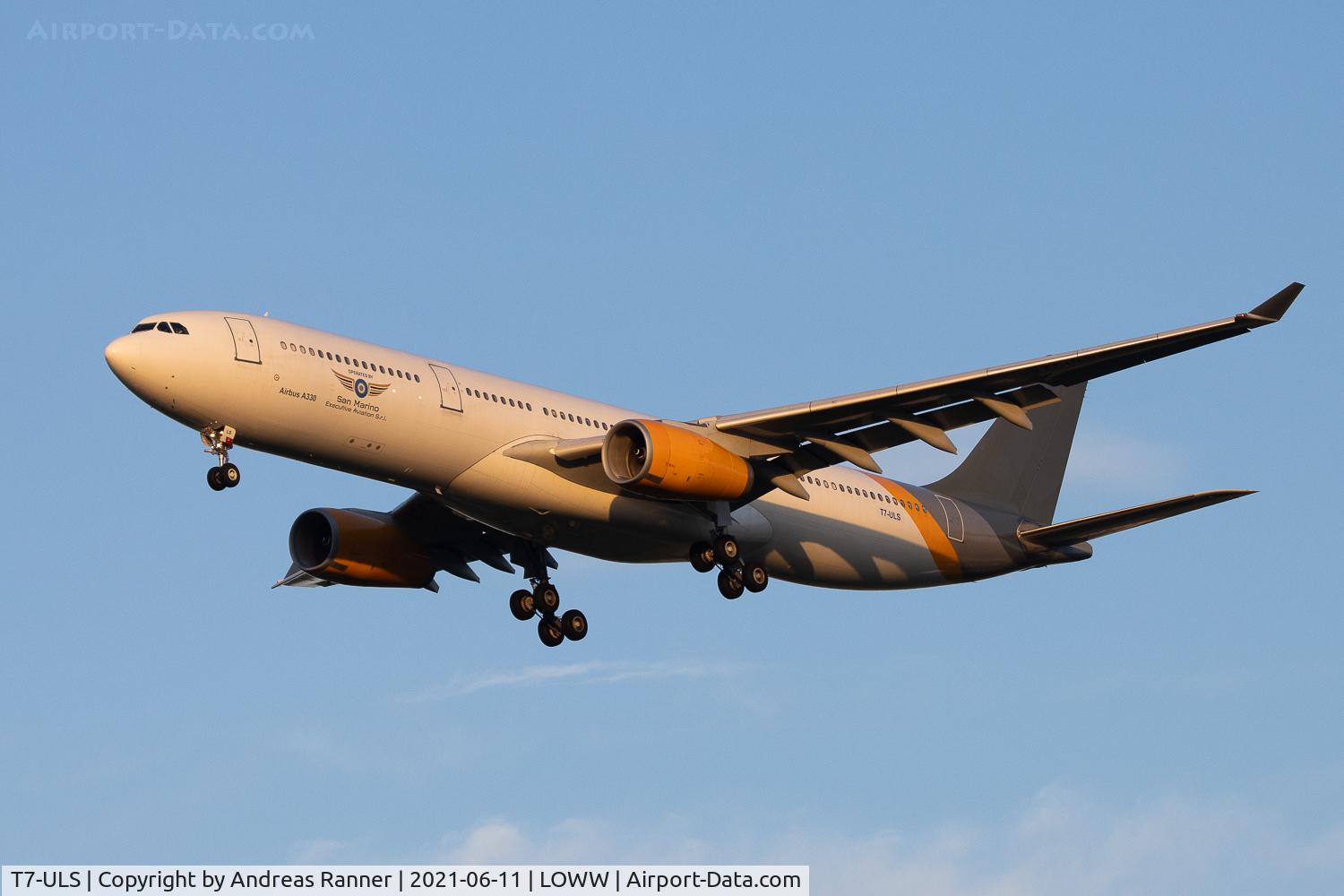 T7-ULS, 2000 Airbus A330-343 C/N 349, San Marino Executive Aviation A330