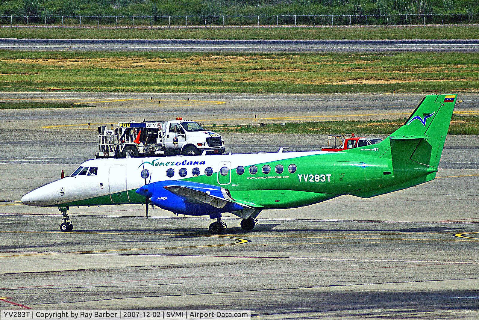 YV283T, 1994 British Aerospace Jetstream 4101 C/N 41033, YV283T   BAe Jetstream 41-01 [41033] (Venezolana) Caracas-Simon Bolivar Int'~YV 02/12/2007