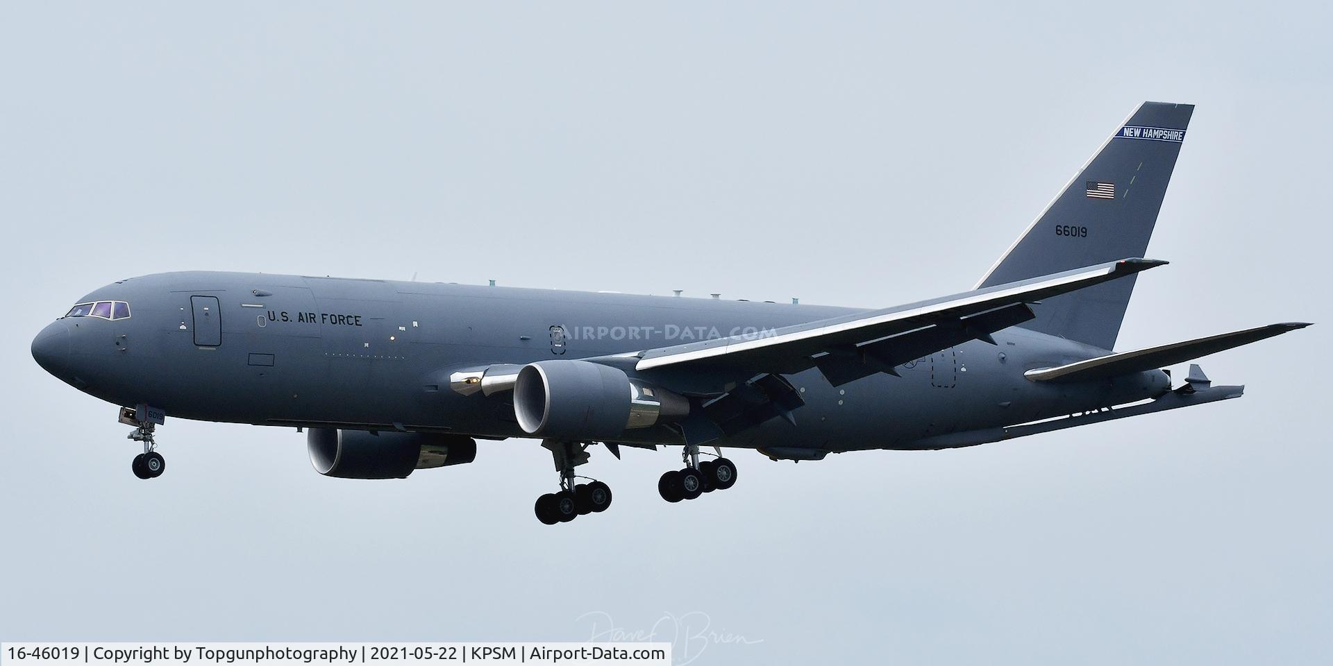 16-46019, 2016 Boeing KC-46A Pegasus (767-2LKC) C/N 34138, REACH423 returning home from overseas
