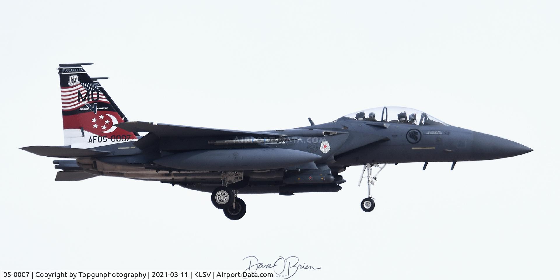 05-0007, 2005 Boeing F-15SG Strike Eagle C/N SG7, ROOSTER21 F-15SG 428th FS
