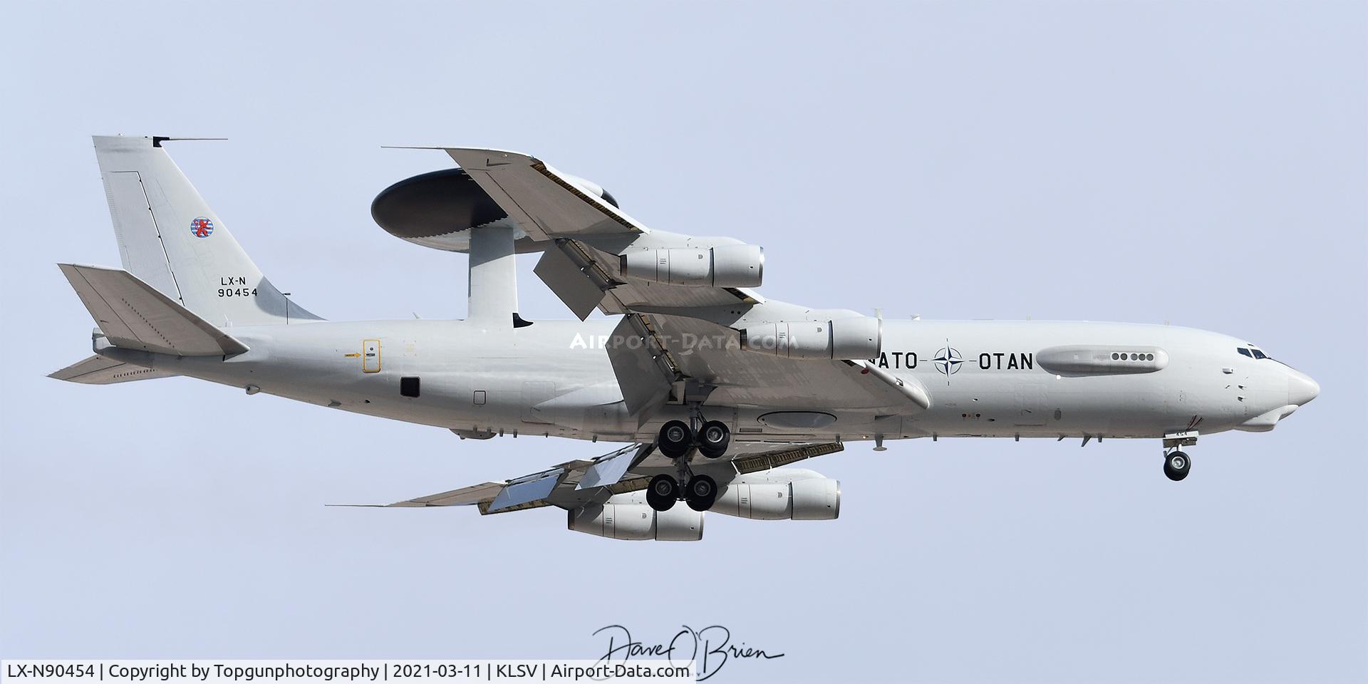 LX-N90454, 1983 Boeing E-3A Sentry C/N 22849, FOCUS31 the final landing for the afternoon sortie