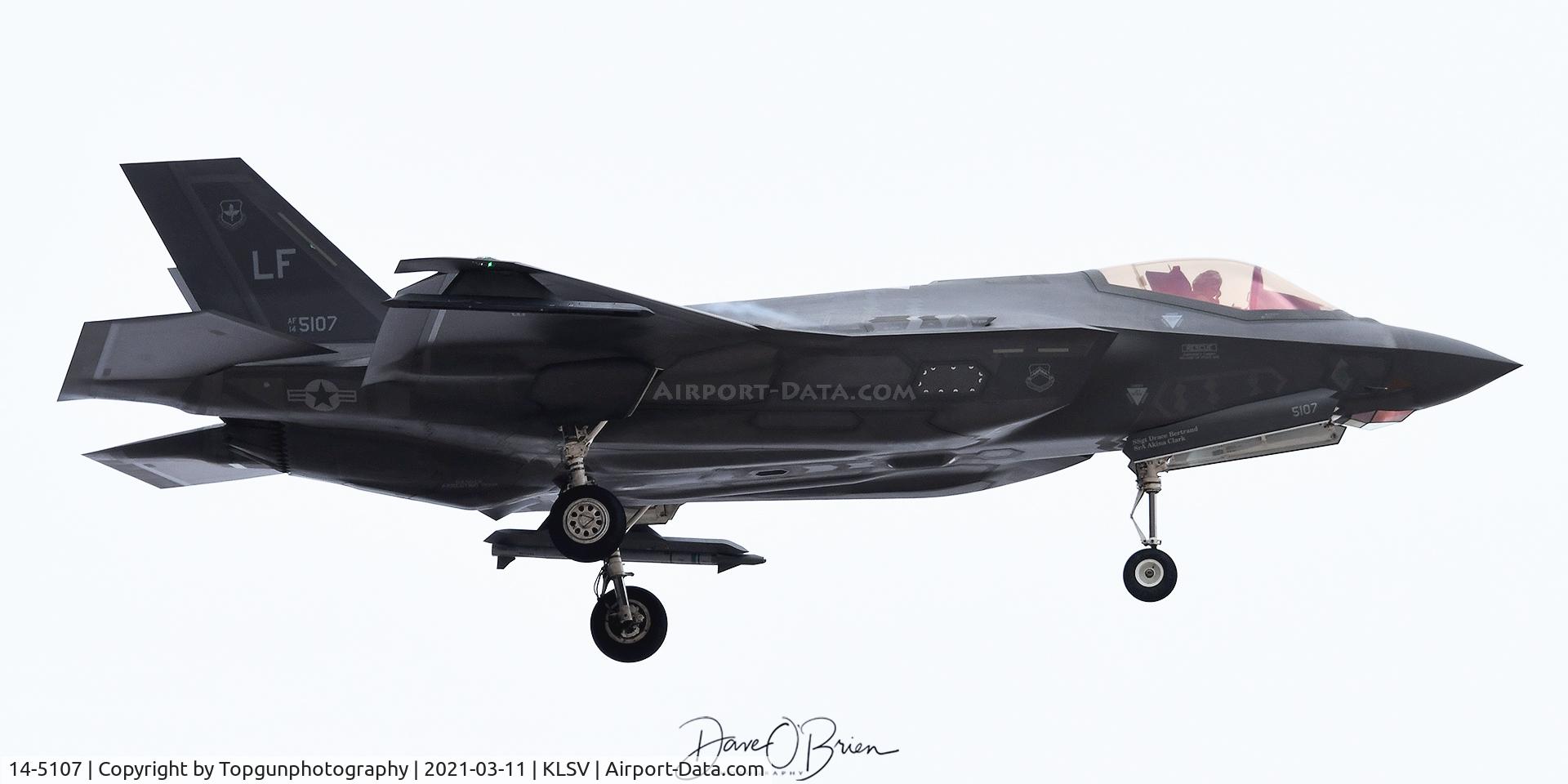 14-5107, 2016 Lockheed Martin F-35A Lightning II C/N AF-108, F-35A from Luke AFB