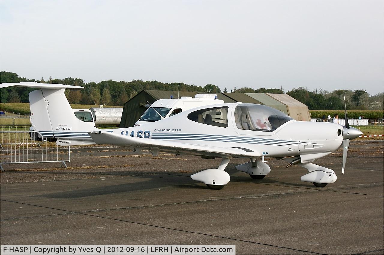 F-HASP, 2007 Diamond DA-40 Diamond Star C/N 40.281, Diamond DA-40, Static display, Lann Bihoué Air Base (LFRH-LRT) open day 2012