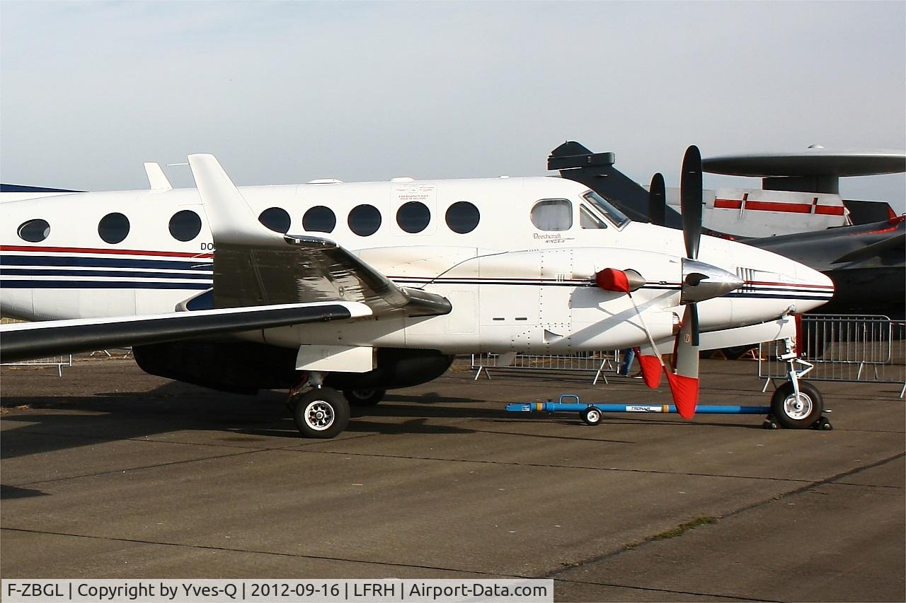 F-ZBGL, Hawker Beechcraft 350ER Super King Air (B300CER) C/N FL-746, Beech Super King Air 350 operated by French Customs, Static Display, Lann Bihoué Naval Air Base (LFRH-LRT)