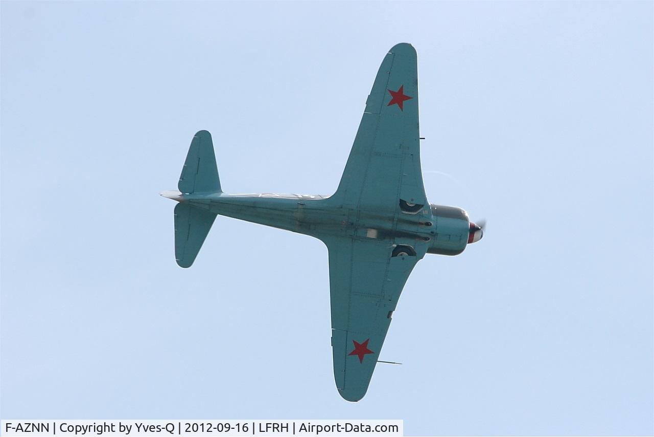 F-AZNN, Yakovlev Yak-11 C/N 25 III/05, Yakovlev Yak-11, On Display, Lann Bihoué Naval Air Base (LFRH - LRT) Open day 2012