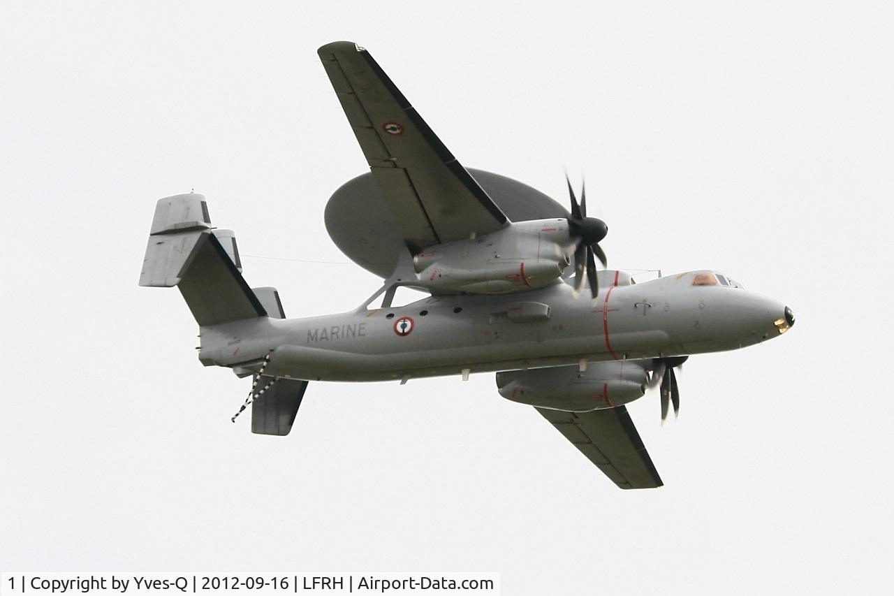 1, Grumman E-2C Hawkeye C/N FR-1, Grumman E-2C Hawkeye, On display, Lann Bihoué Air Base (LFRH-LRT) Open day 2012