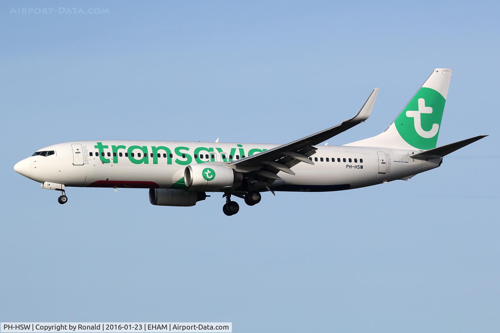 PH-HSW, 2009 Boeing 737-8K2 C/N 37160, at spl