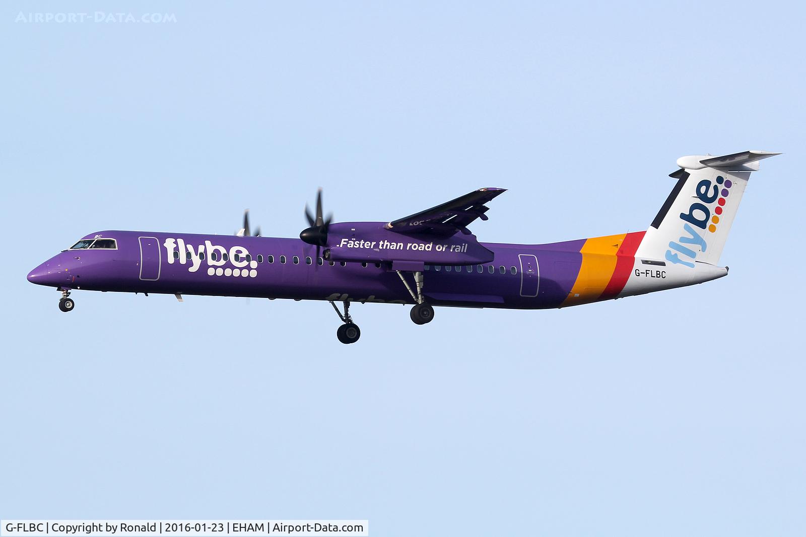 G-FLBC, 2009 De Havilland Canada DHC-8-402Q Dash 8 C/N 4257, at spl