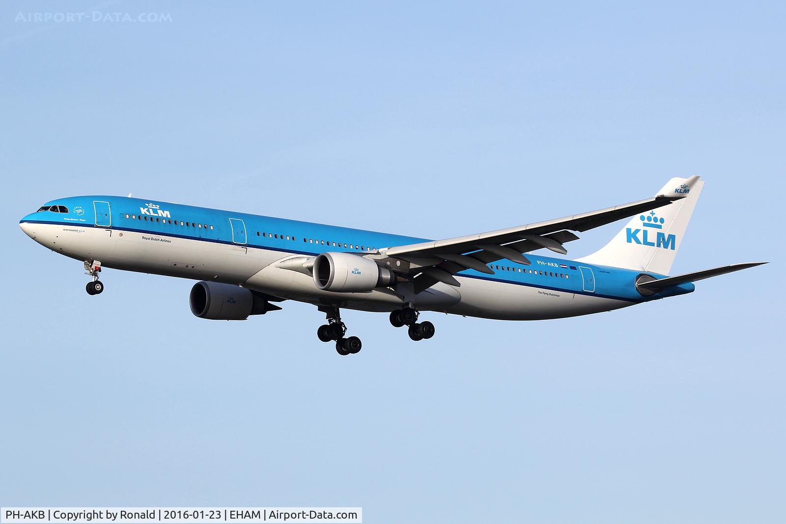 PH-AKB, 2012 Airbus A330-303 C/N 1294, at spl