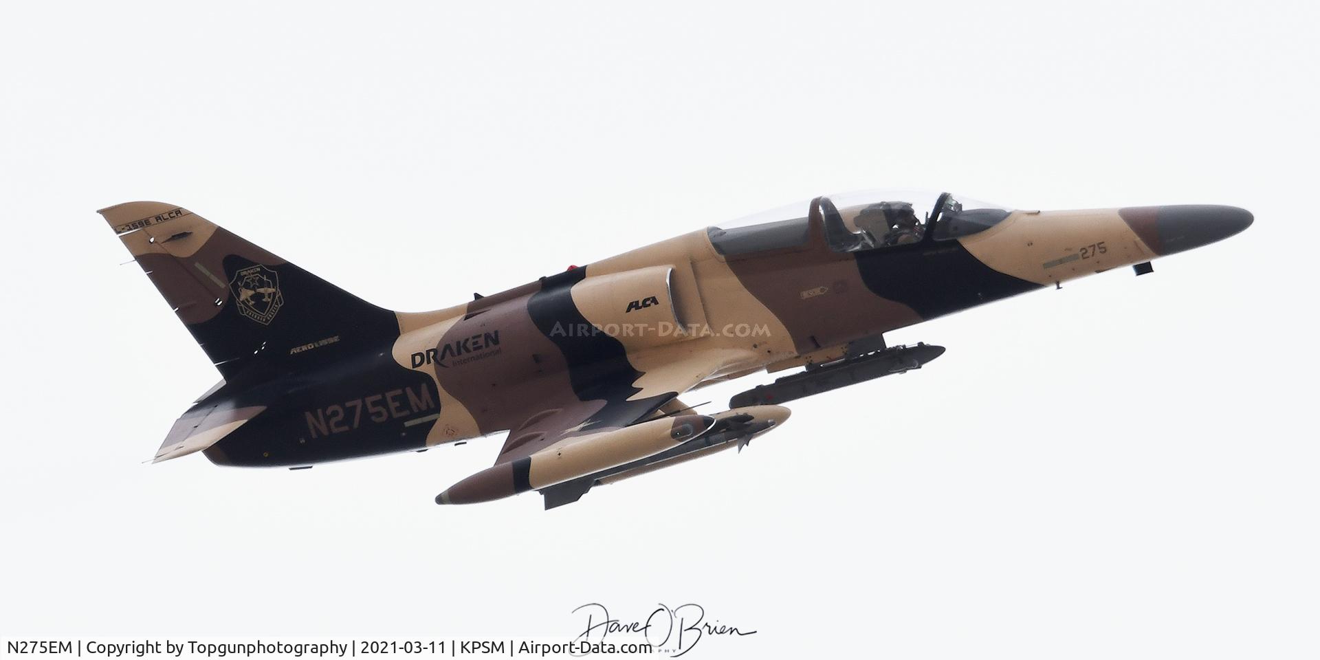 N275EM, 2001 Aero L-159A ALCA C/N 156026, Honey Badger departing 21R