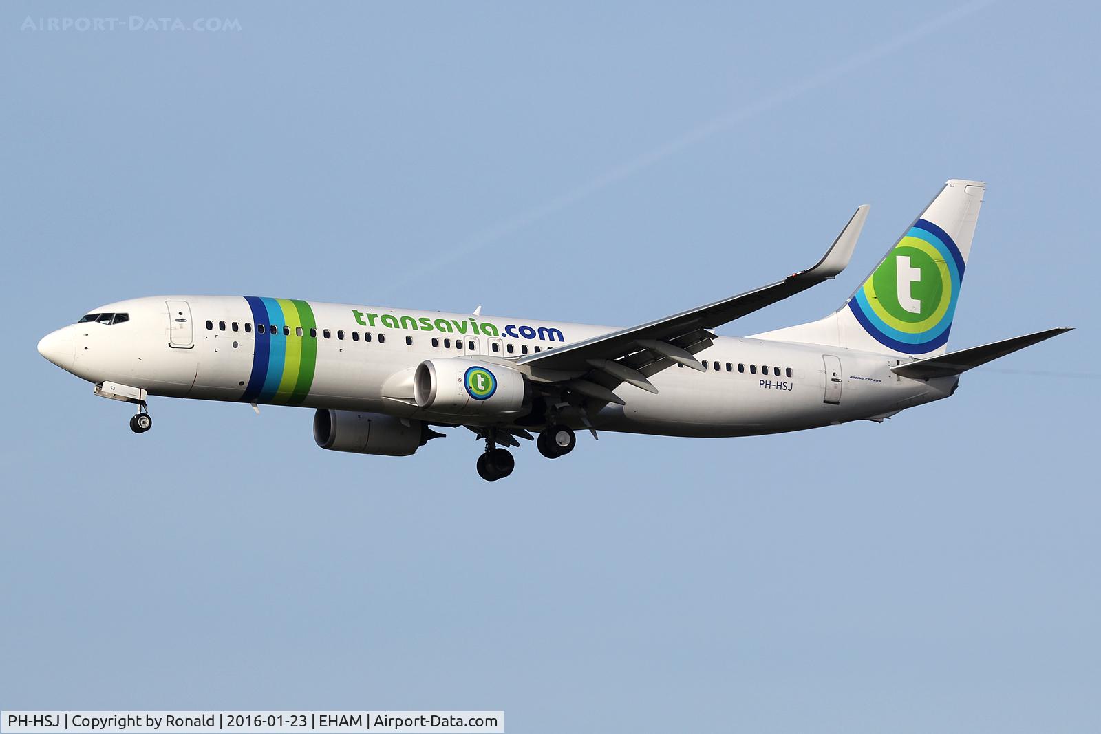PH-HSJ, 2014 Boeing 737-8K2 C/N 42150, at spl