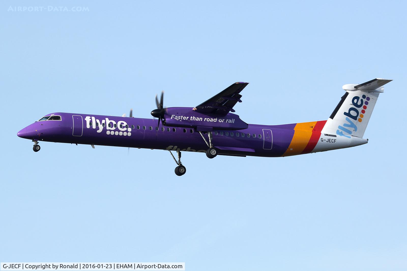 G-JECF, 2004 De Havilland Canada DHC-8-402Q Dash 8 C/N 4095, at spl