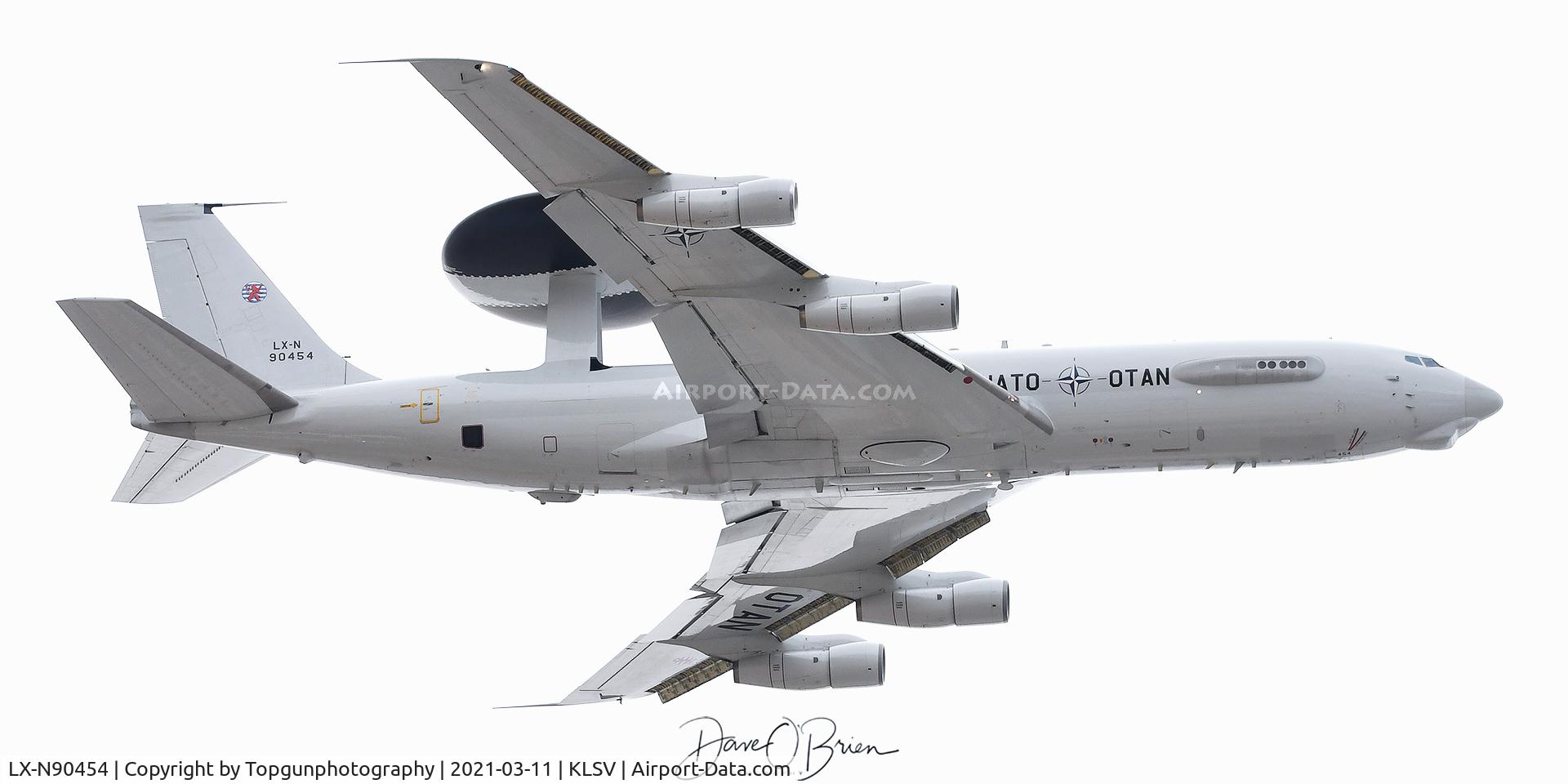 LX-N90454, 1983 Boeing E-3A Sentry C/N 22849, FOCUS31 launches from RW21L