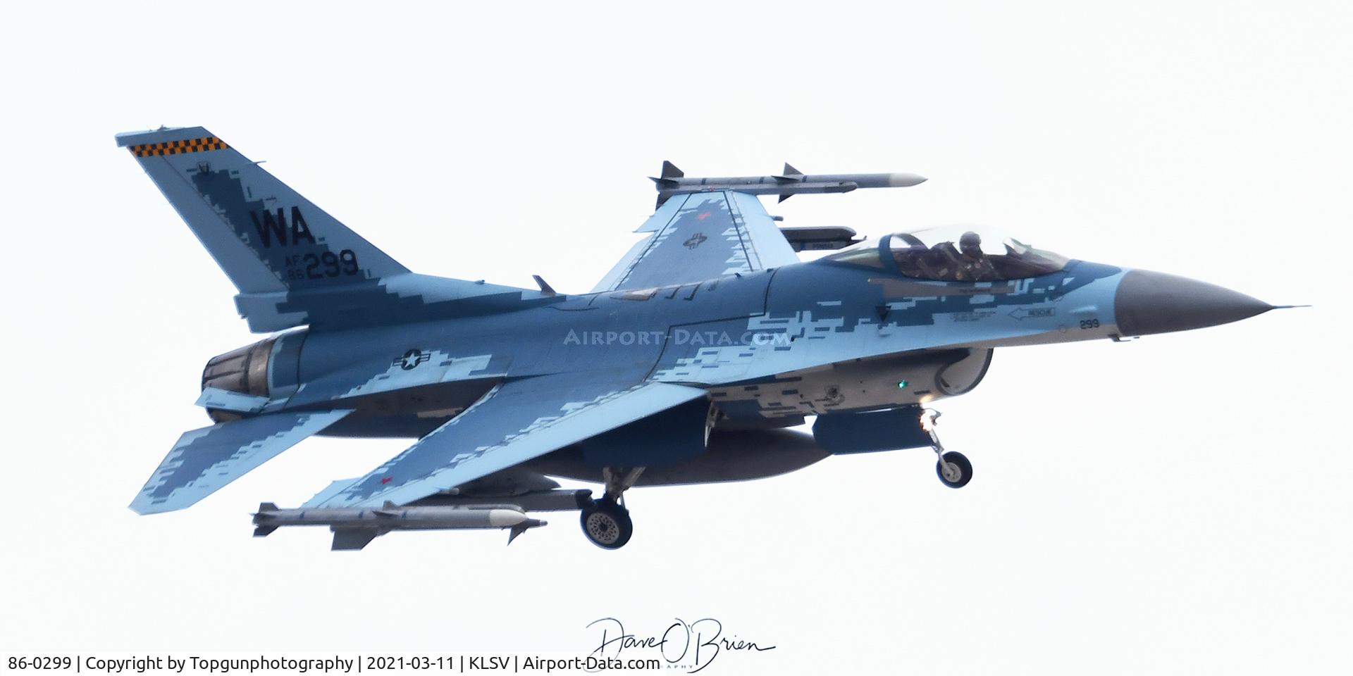 86-0299, General Dynamics F-16C Fighting Falcon C/N 5C-405, IVAN22 64th AGRS in GHOST scheme
