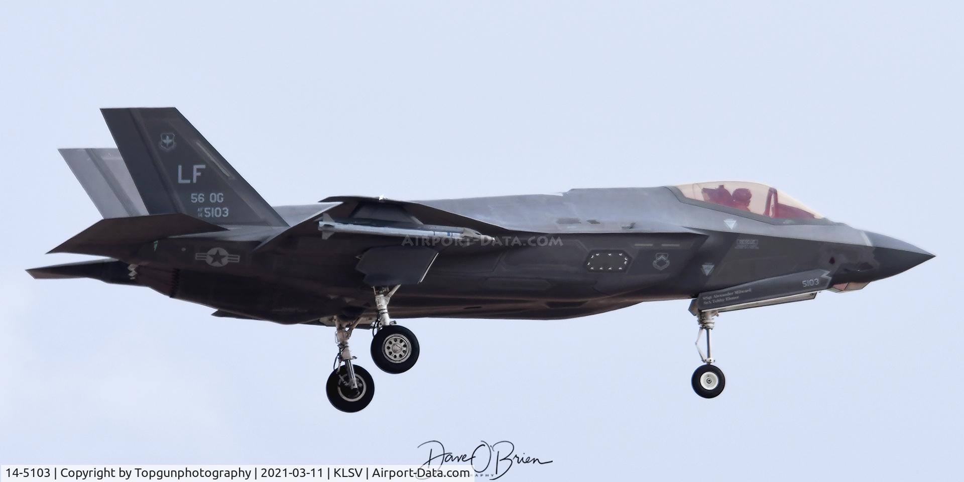 14-5103, 2016 Lockheed Martin F-35A Lightning II C/N AF-104, 53rd Operations Group jet