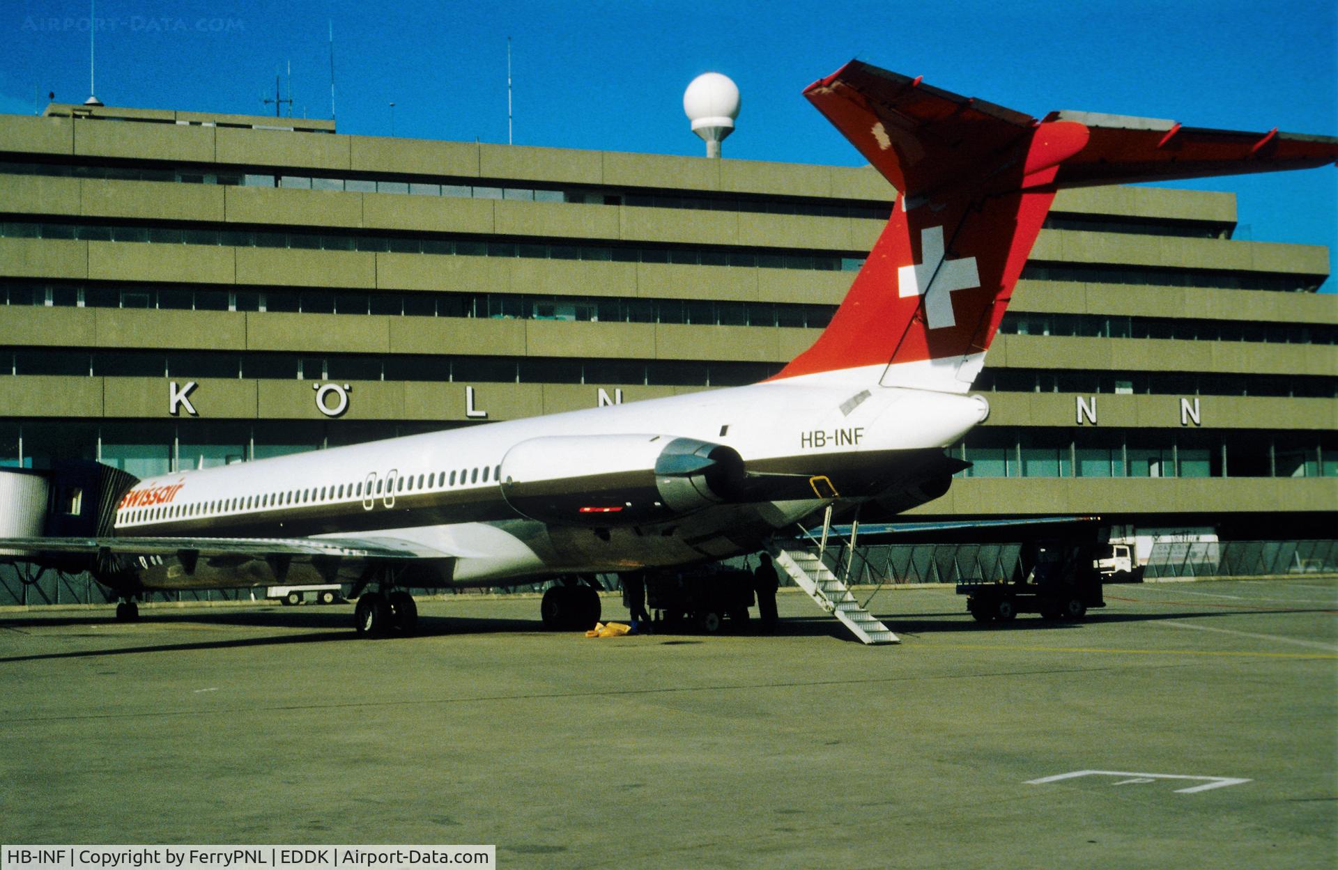 HB-INF, 1981 McDonnell Douglas MD-81 C/N 48005, Swissair MD