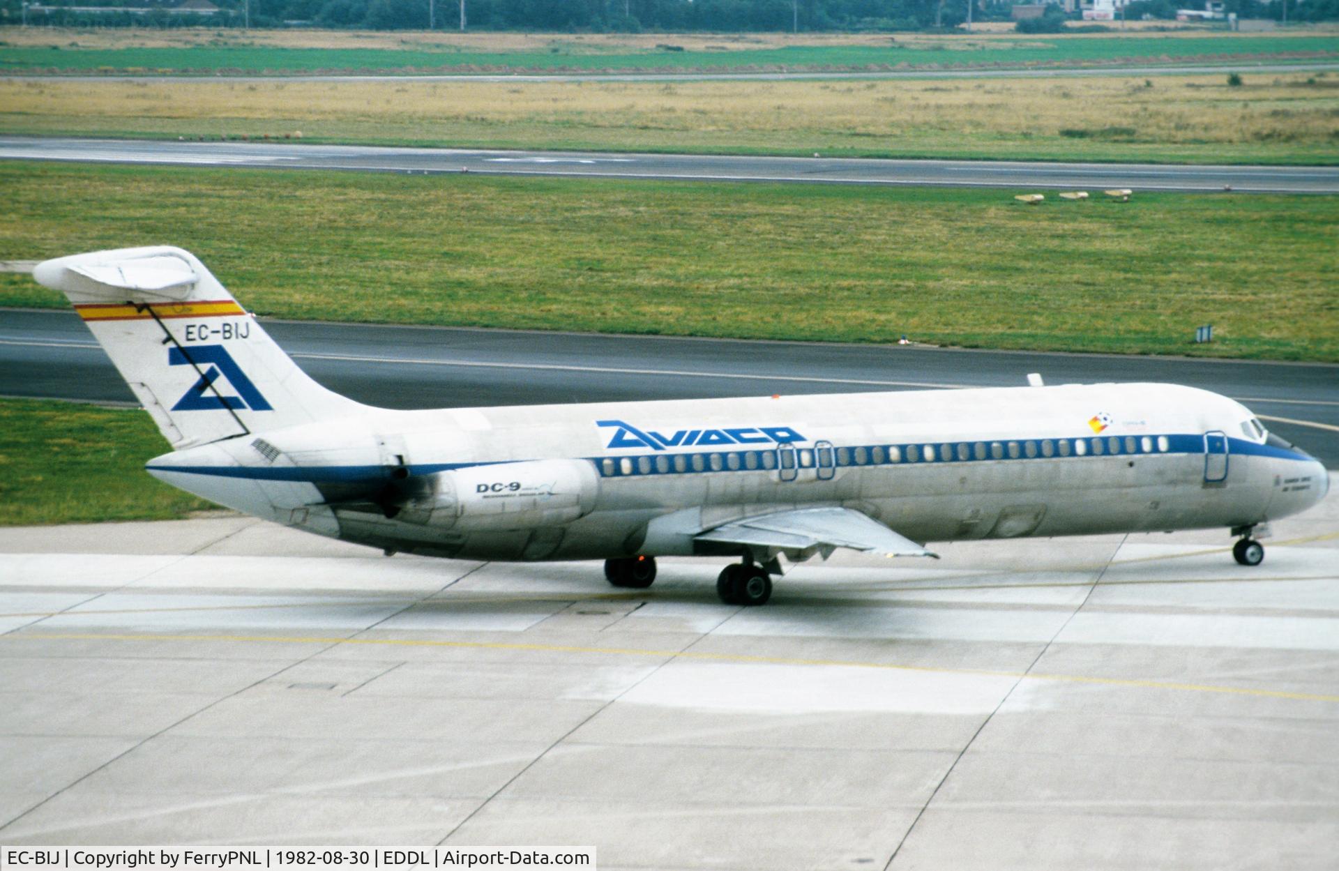 EC-BIJ, 1967 Douglas DC-9-32 C/N 47079, Aviaco DC-9-32 departing