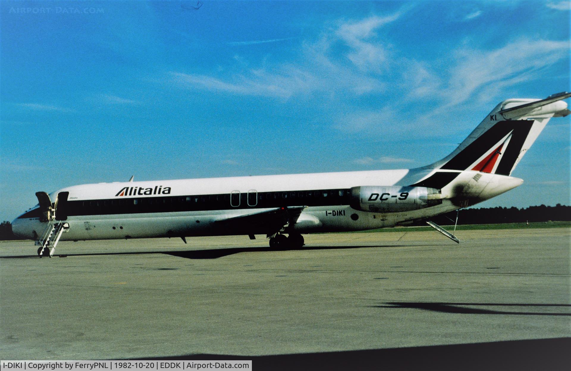 I-DIKI, 1967 Douglas DC-9-32 C/N 47046, Alitalia DC-9-32