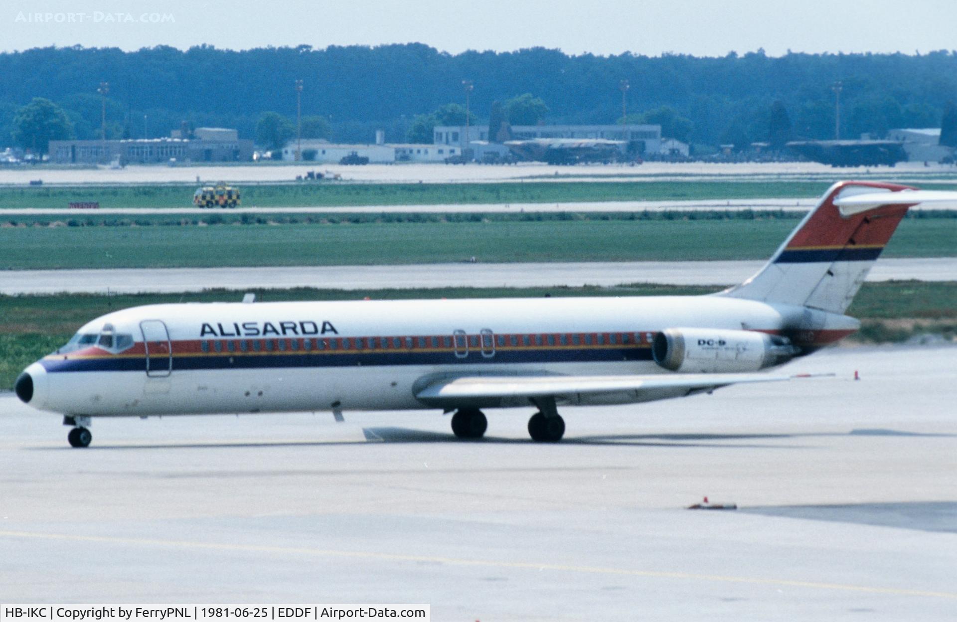 HB-IKC, 1970 Douglas DC-9-32 C/N 47468, Alisarda DC-9-32