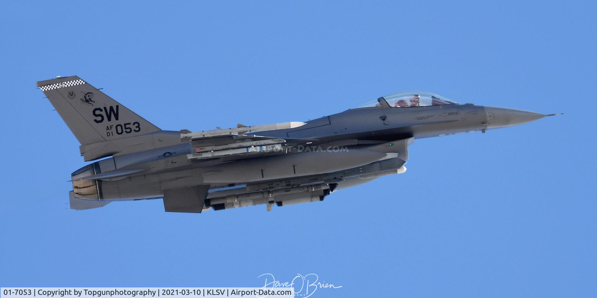 01-7053, Lockheed Martin F-16CJ Fighting Falcon C/N CC-231, 55th FS