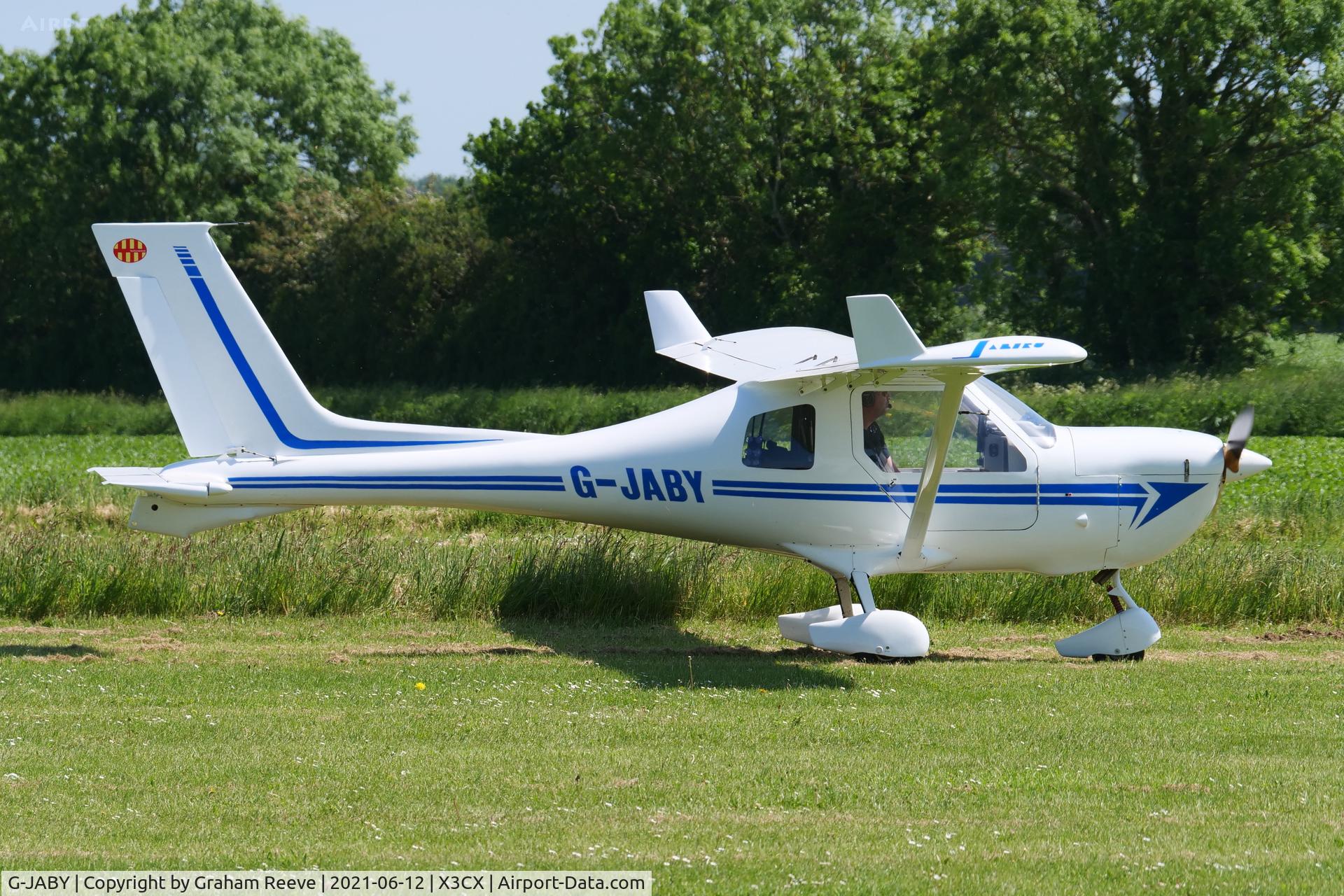 G-JABY, 2003 Jabiru SPL-450 C/N PFA 274A-13672, Just landed at Northrepps.