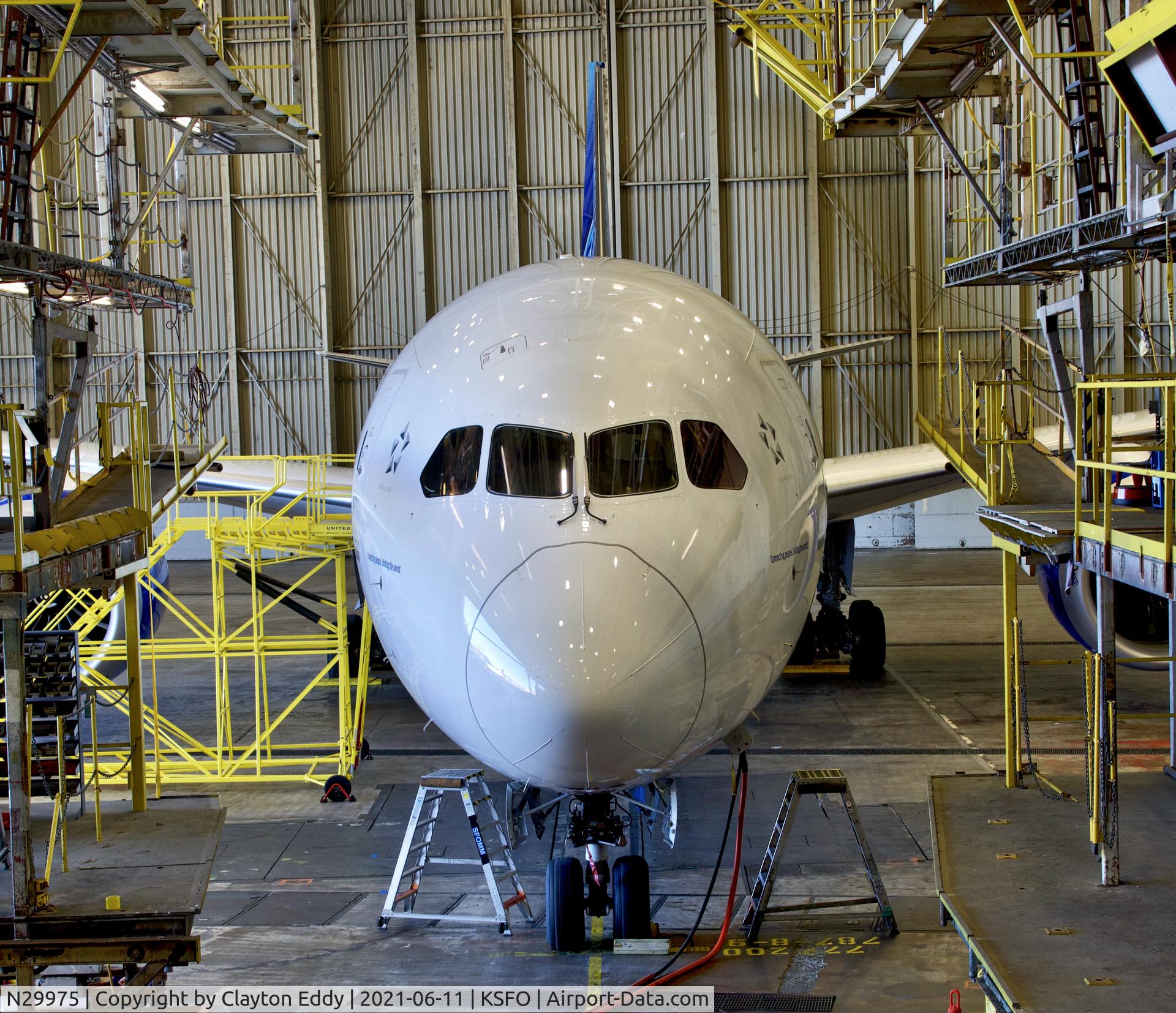 N29975, 2020 Boeing 787-9 Dreamliner C/N 66134, SFO 2021.