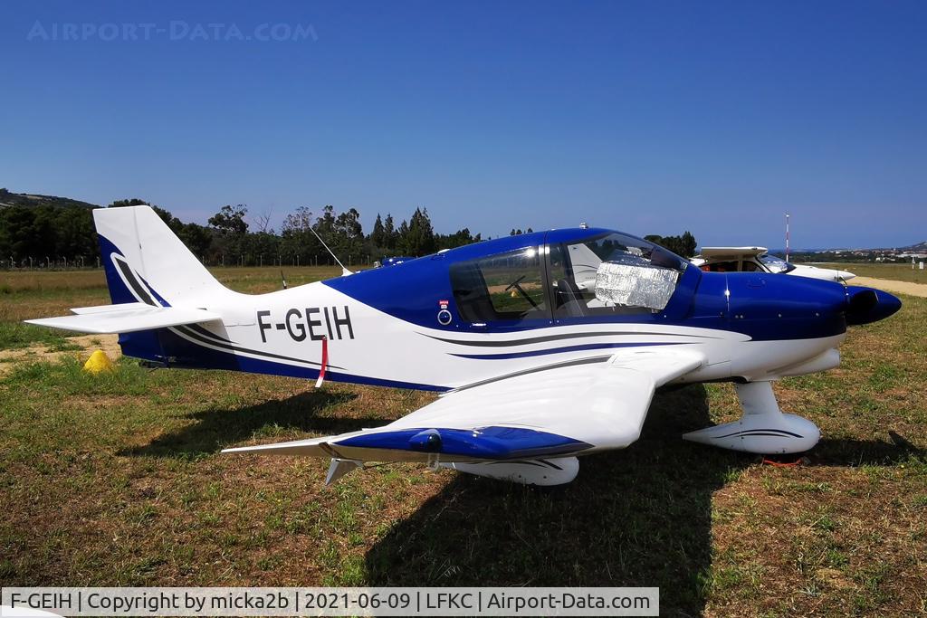 F-GEIH, Robin DR-400-180 Regent C/N 1689, Parked with new colours