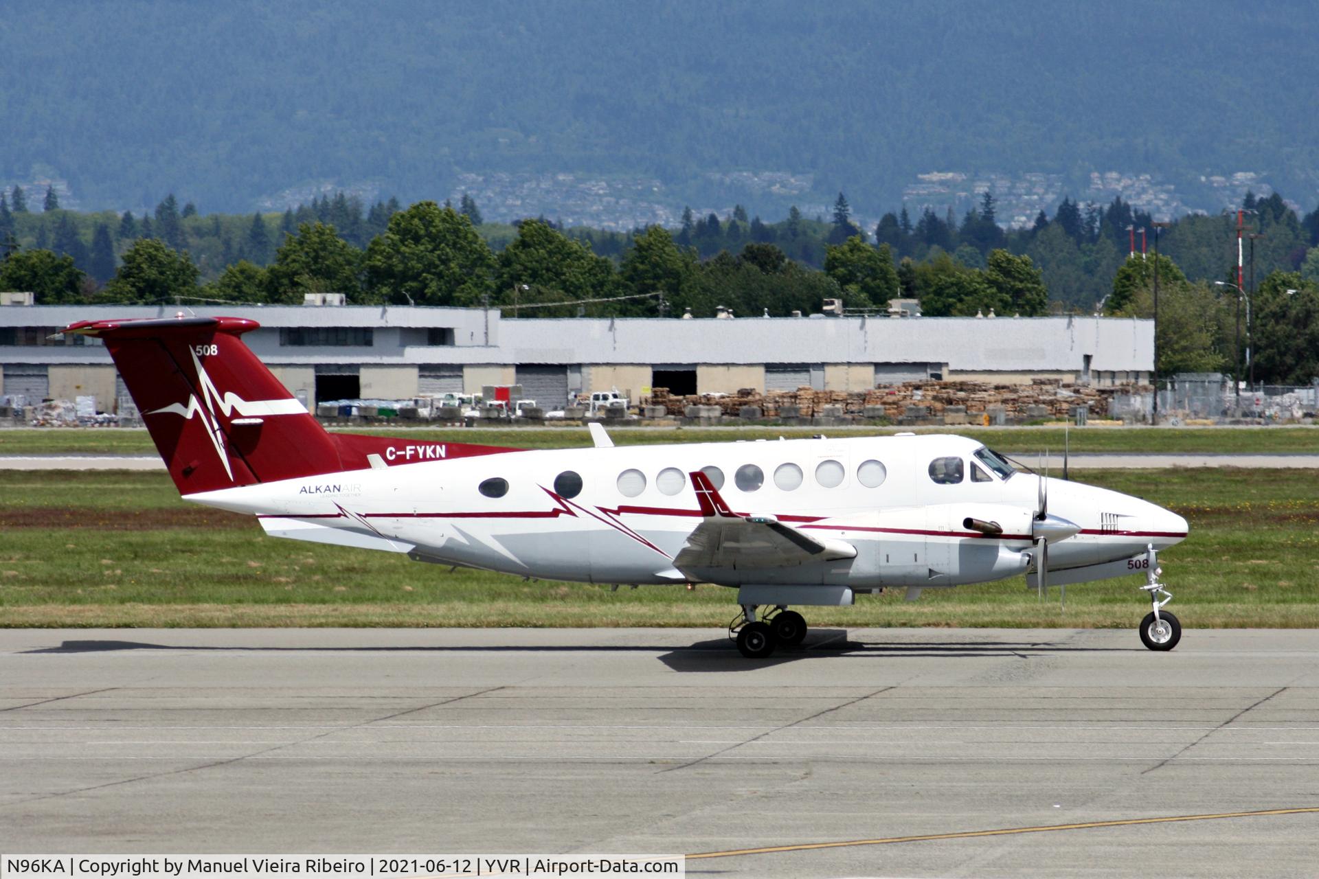 N96KA, 1990 Beech B300 King Air C/N FL-36, Now with Alkan Air as C-FYKN