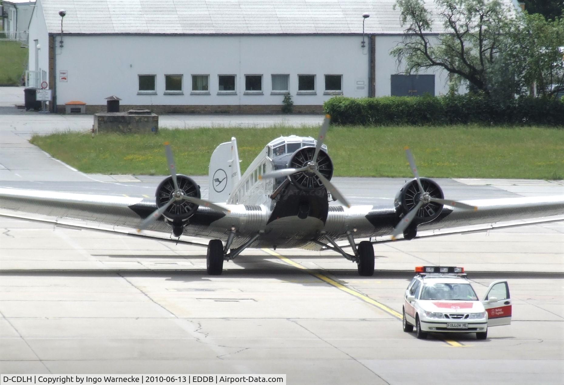 D-CDLH, 1936 Junkers Ju-52/3m C/N 130714, Junkers Ju 52/3m of Lufthansa at Schönefeld airport for the ILA 2010