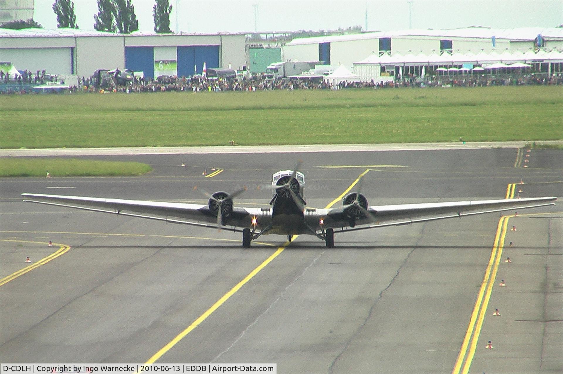 D-CDLH, 1936 Junkers Ju-52/3m C/N 130714, Junkers Ju 52/3m of Lufthansa at Schönefeld airport for the ILA 2010