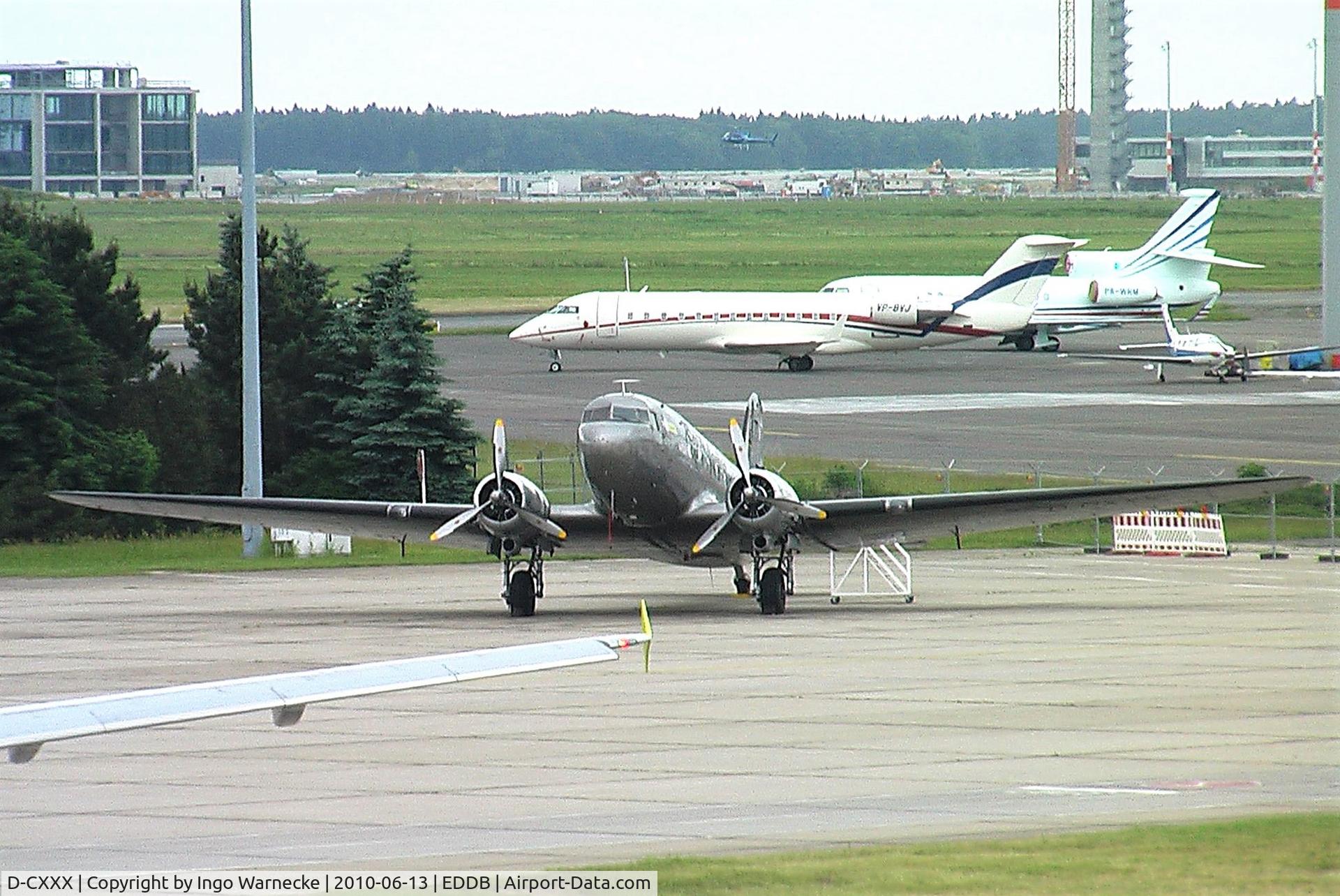 D-CXXX, 1944 Douglas C-47B Dakota 4 (DC-3) C/N 16124/32872, Douglas C-47B Dakota (DC-3) at Schönefeld airport during ILA 2010